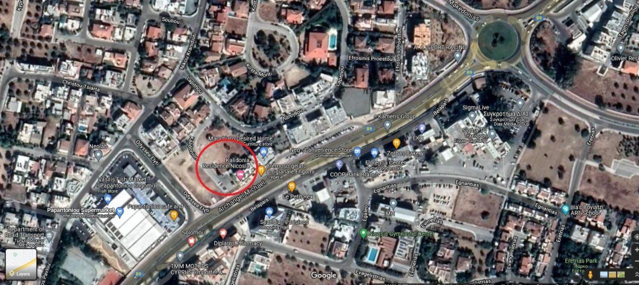Kalidonia Residence Suite Nicosia , Spacious 2 Bedroom Suite With Office Exterior photo